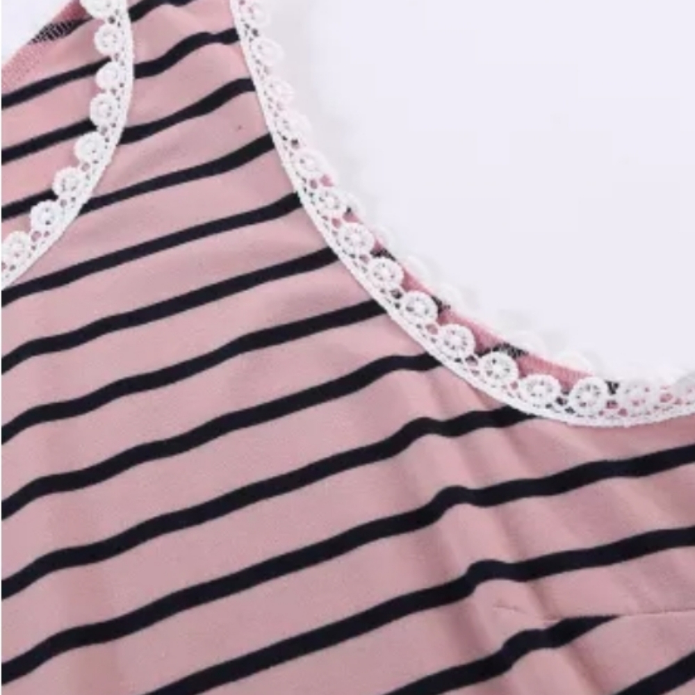 ♥️ New boutique striped babydoll top - Picture 4 of 11